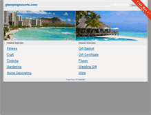 Tablet Screenshot of glampingresorts.com